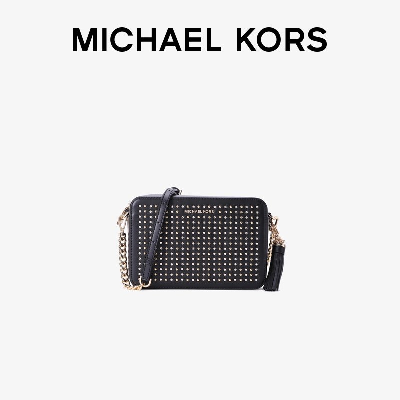mk中号铆钉相机包单肩斜挎包 MICHAEL KORS女士包袋