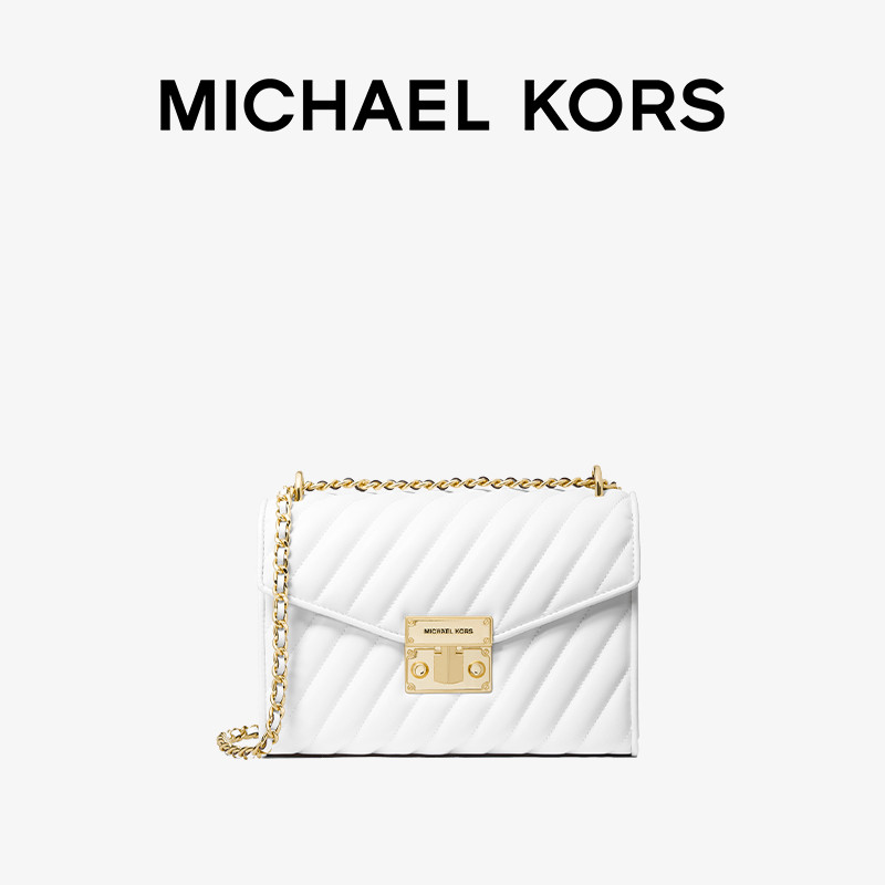 mk rose中号绗缝链条小方包信封包 MICHAEL KORS女士包袋