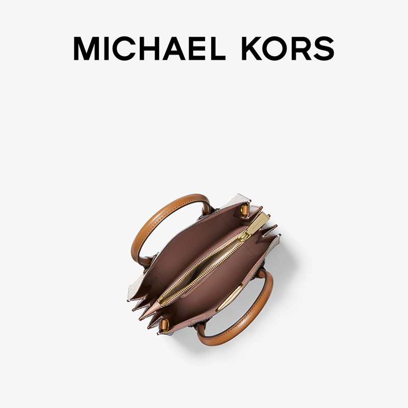 MICHAEL KORS Mercer中号老花风琴款手提包-图1