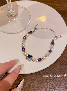 小众设计曼塔玫瑰施家珠珠手链