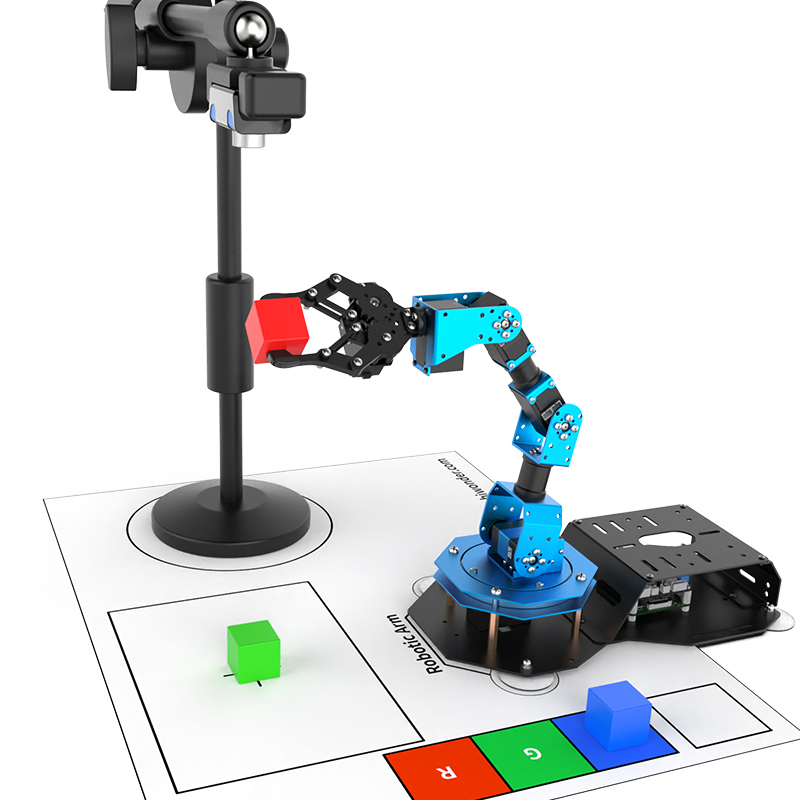 幻尔 ArmPi树莓派4B机械手臂AI视觉识别Python开源可编程机器人-图3