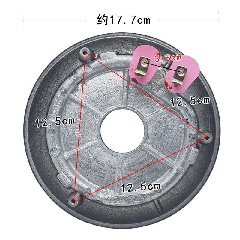 九电饭煲860W凹面发热盘F-40FY1/50FY1/40FY2/50FY2/50FY/40FY5 - 图1