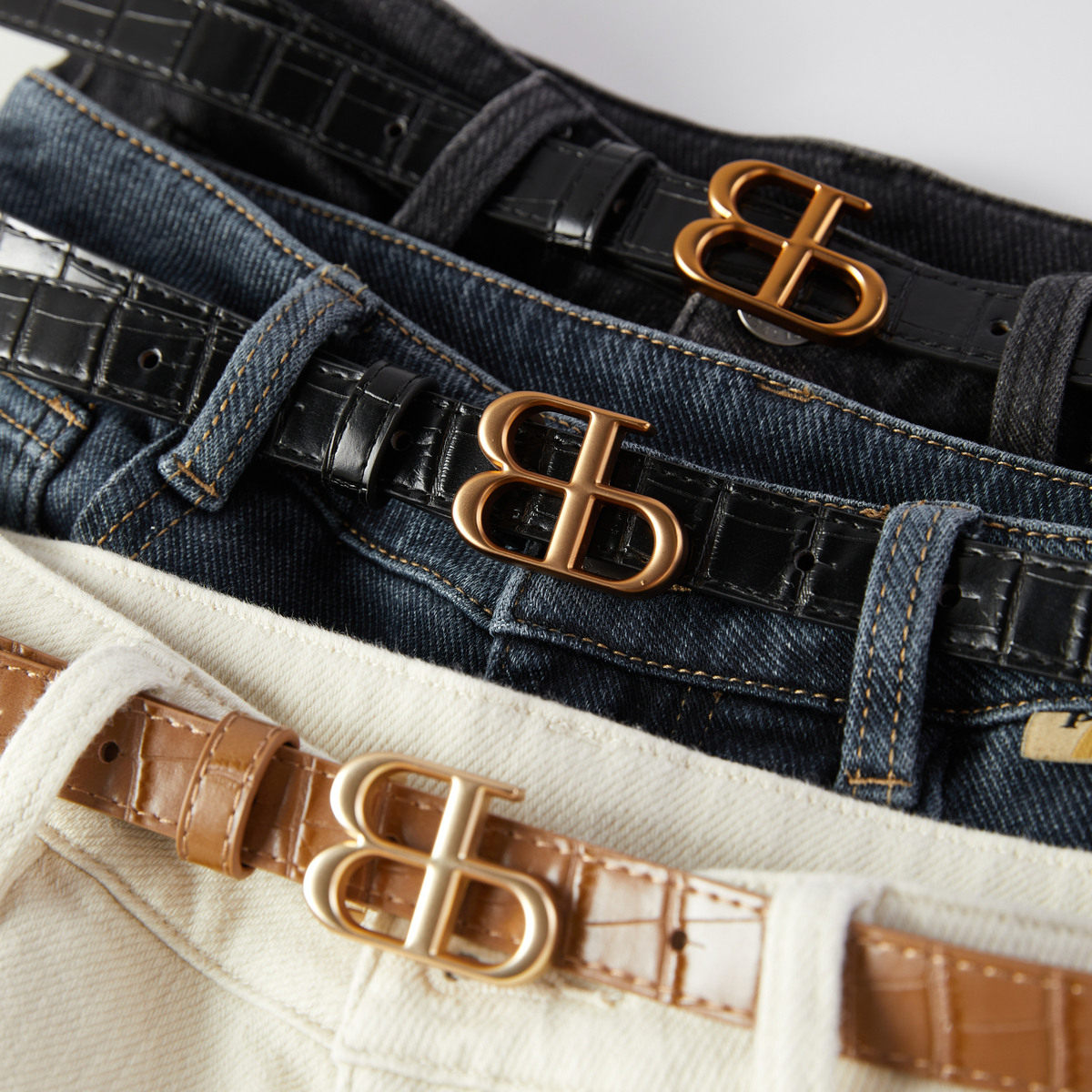 【商场同款】太平鸟时尚2022牛仔裤 太平鸟outlets店牛仔裤