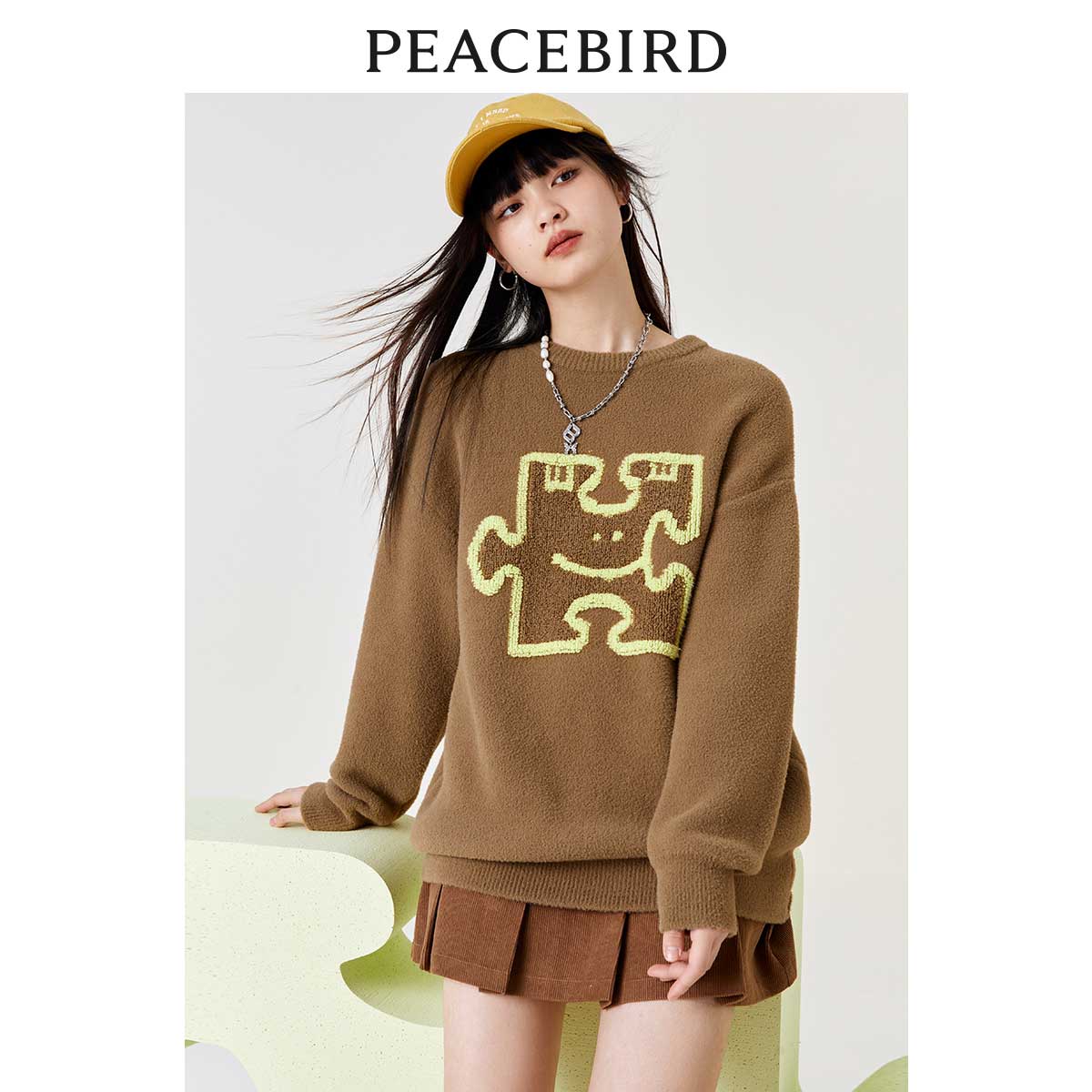 PEACEBIRD 太平鸟 秋冬 女式针织衫宽松时尚套头毛衣合集 天猫优惠券折后￥139起包邮（￥439-300）