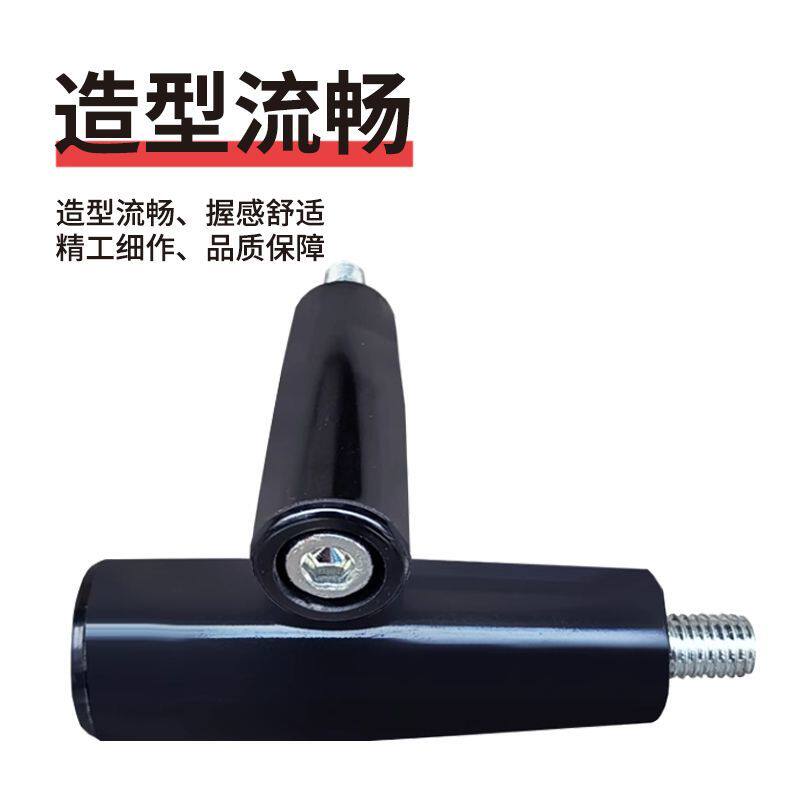 胶木转动手柄穿心手柄螺丝机床手轮塑胶把手穿心杆机床手柄握把 - 图2