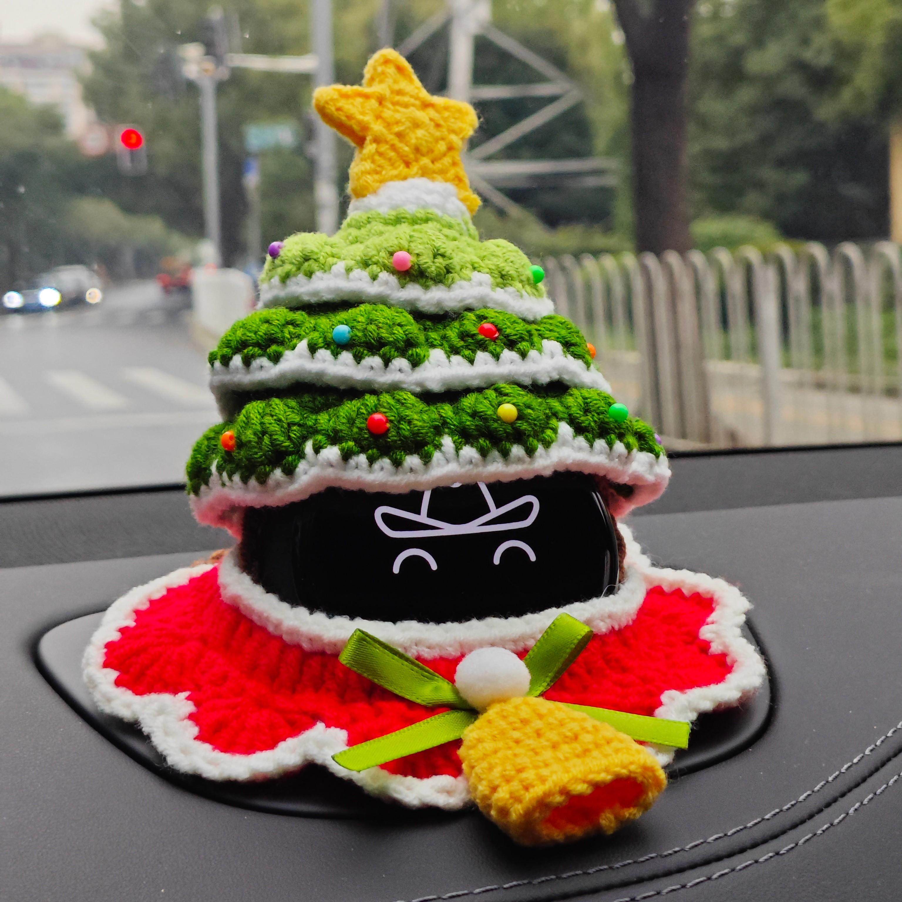 蔚来nomi帽子冬天新年喜庆糯米手工针织帽et7es6es8ec6ec7饰装饰 - 图0