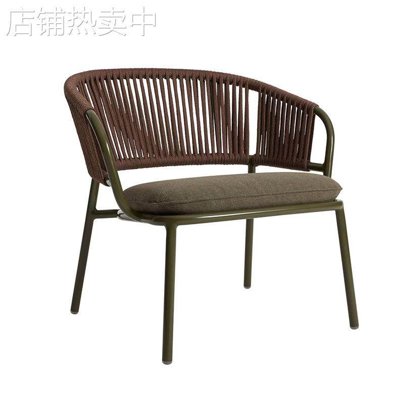 北欧户外桌椅休闲花园庭院藤编沙发单人室外阳台露天桌椅茶几组合,淘宝优惠券,粉丝福利购,淘宝优惠卷