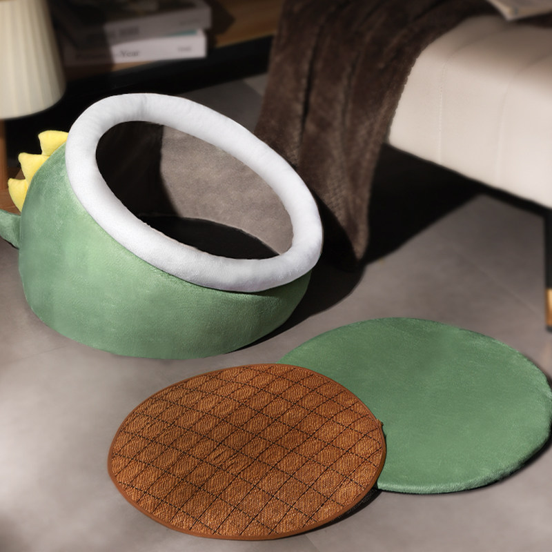 速发猫季四式通用冬窝保暖猫咪用品半封闭季猫屋睡觉的床垫子狗窝,淘宝优惠券,粉丝福利购,淘宝优惠卷