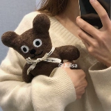 Оригинальная небольшая дизайнерская милая успокаивающая кукла, галстук-бабочка, с медвежатами, подарок на день рождения