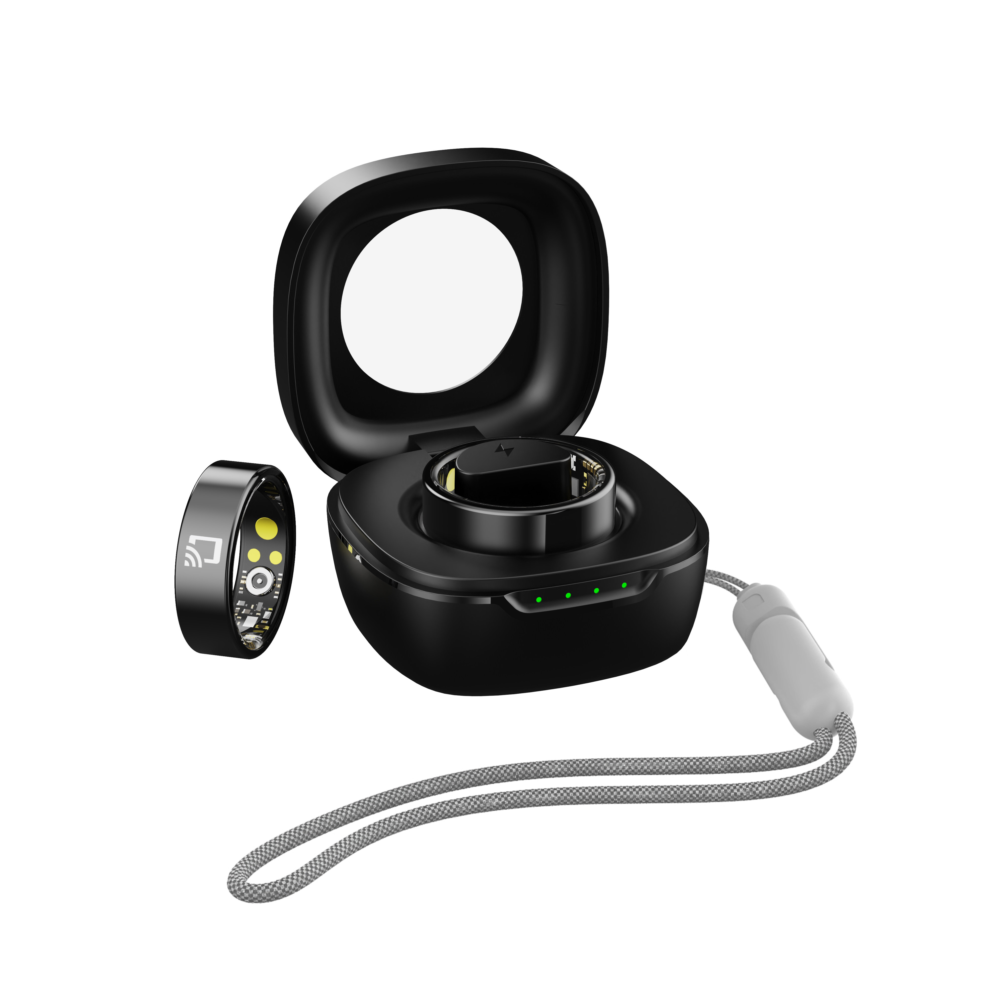 【无创血糖血脂尿酸】新款NFC华为小米三星苹果适用健康监测血压心率血氧智能戒指陶瓷智能指环睡眠运动,淘宝优惠券,粉丝福利购,淘宝优惠卷