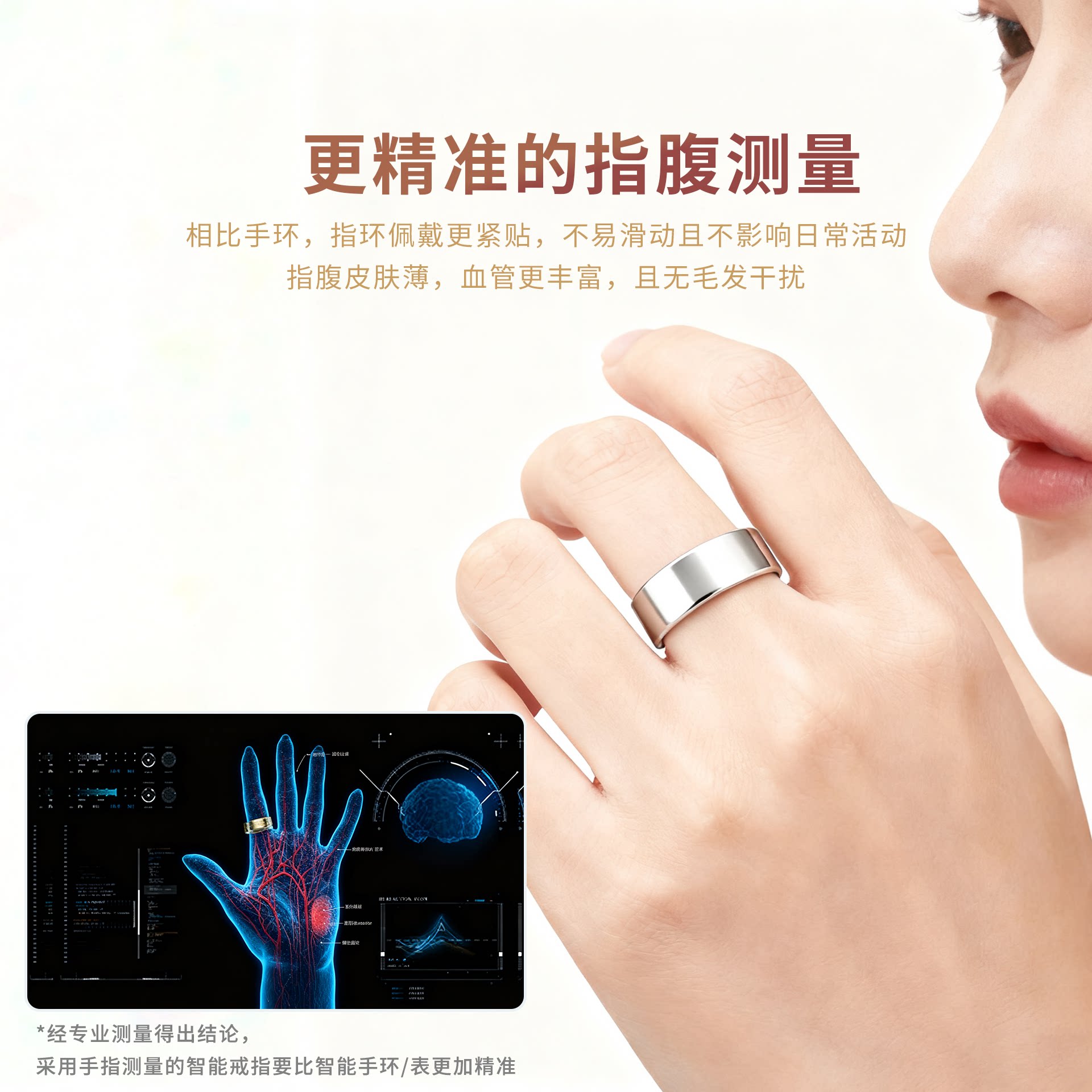 24-hour full-scenario sleep monitoring smart ring