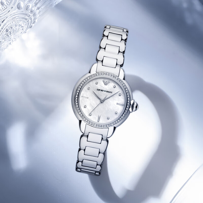 Armani Armani White Moonlight Quartz Women's Watch