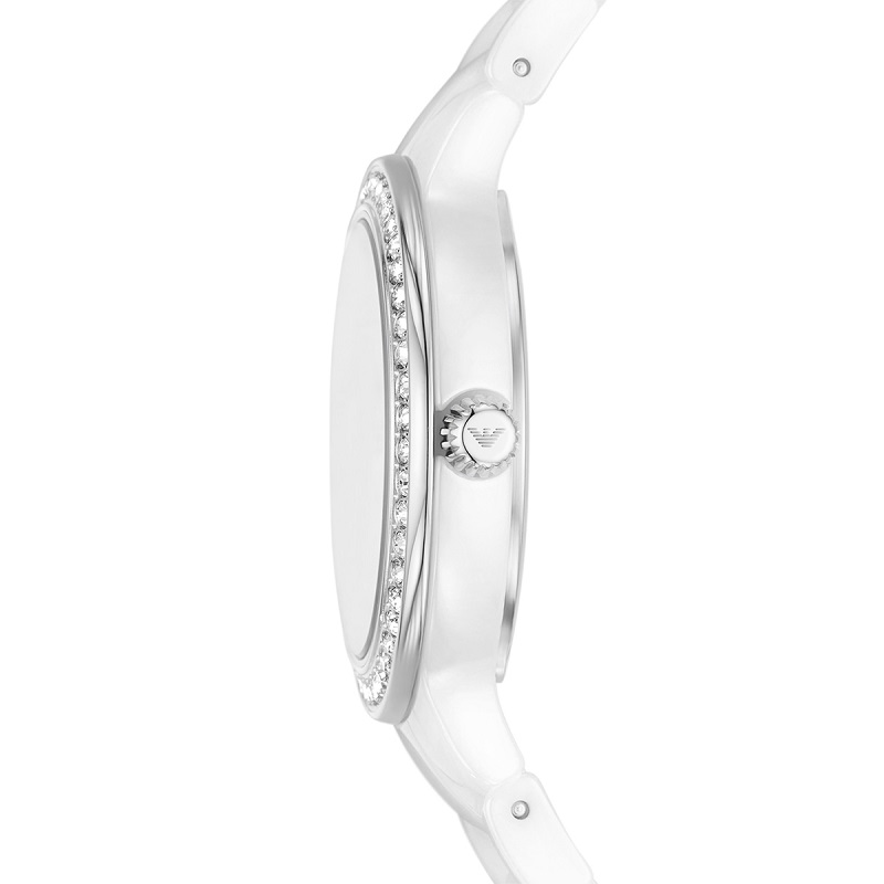 Armani watch women's simple ceramic design quartz watch