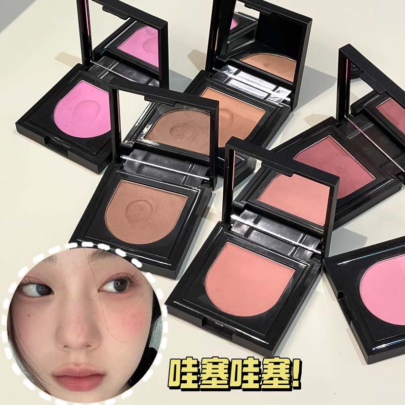 慵懒血色感裸咖色 棕色土橘奶茶色腮红秋冬收缩色亚裔妆Jaden腮棕 - 图2