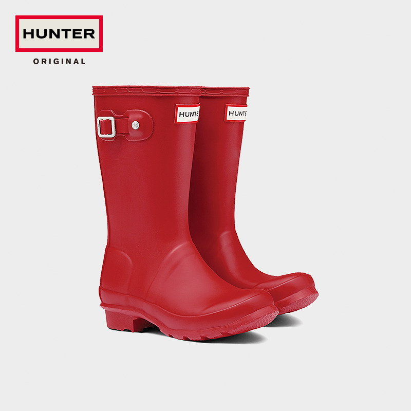 hunter童靴英国经典惠灵顿哑光雨靴 HUNTER雨鞋