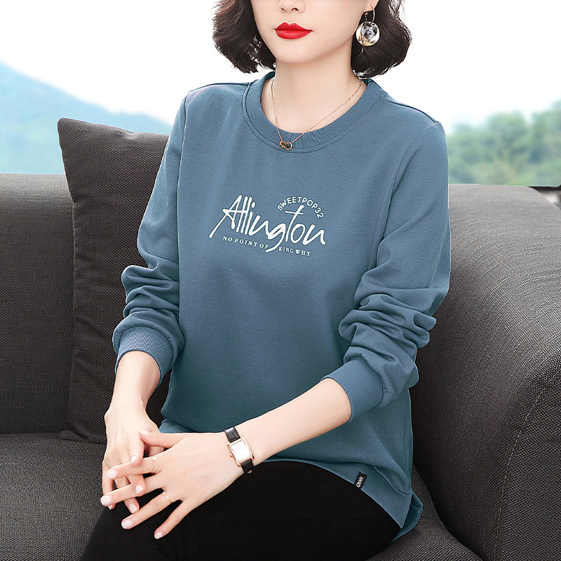 新款休闲加绒加厚中年宽松t恤卫衣 歌思尚卫衣/绒衫