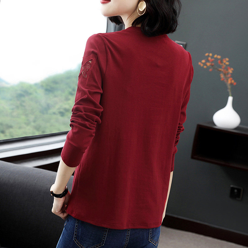 秋装新款长袖t恤减龄中年打底衫 歌思尚T恤