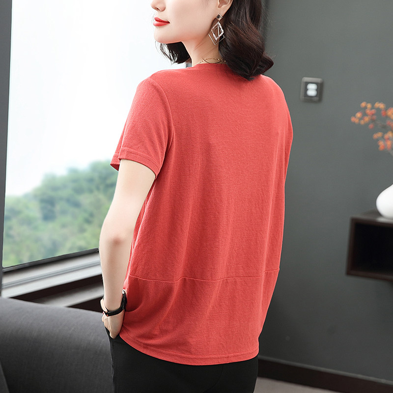 2020夏装新款中老年妈妈女装t恤 歌思尚T恤