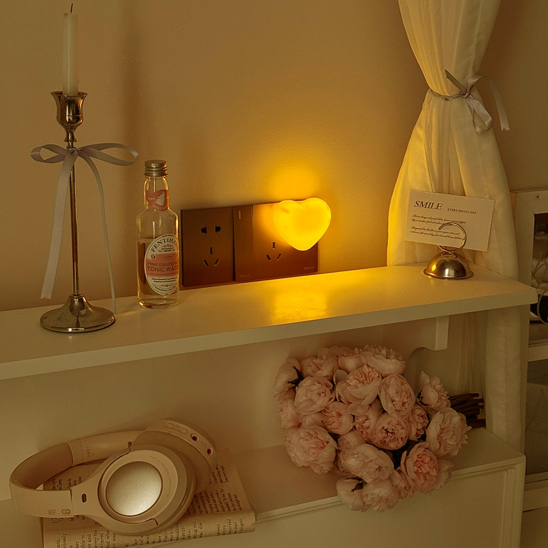 LED节能情侣氛围灯夫妻情调床头灯卧室浪漫睡眠灯光控感应小夜灯,淘宝优惠券,粉丝福利购,淘宝优惠卷