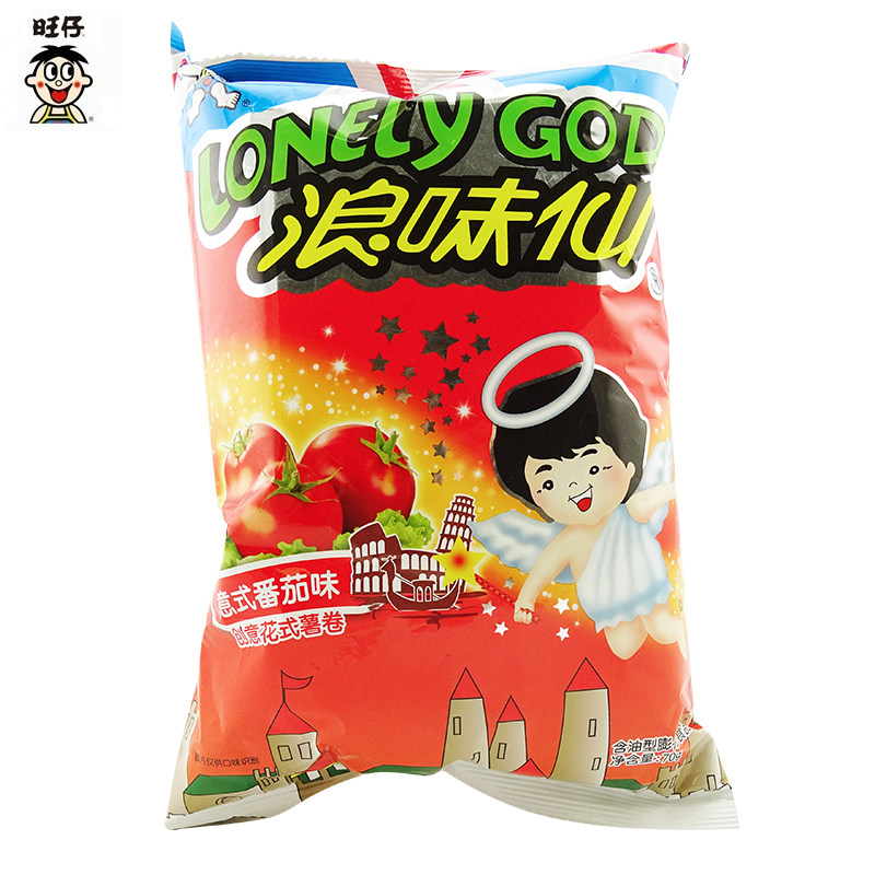 旺旺浪味仙70g*2薯片批发整箱薯卷蔬菜口味马铃薯土豆片休闲零食_虎窝淘