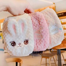 Cute plush rabbit child cuff boy girl baby girl cuff little girl winter baby sleevy sleeves handcuff