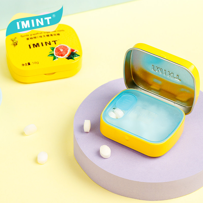 imint接吻约会神器无糖口气薄荷糖 imint文超糖果