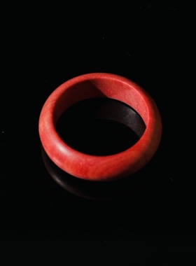 南非粉色象牙木指尖手环戒指