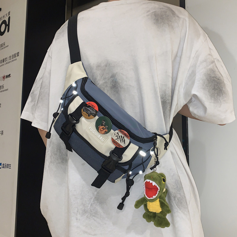 2025斜挎包男士潮牌ins潮背包腰包小挎包女男生日系单肩包胸包男,淘宝优惠券,粉丝福利购,淘宝优惠卷