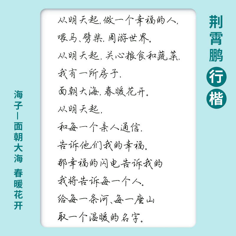 行楷字帖荆霄鹏钢笔字帖成人行楷书临慕字帖练字成年男女生大学生行楷入门教程霄荆鹏初中生临摹高中生墨点硬笔书法练字帖邢靳霄鹏 - 图1