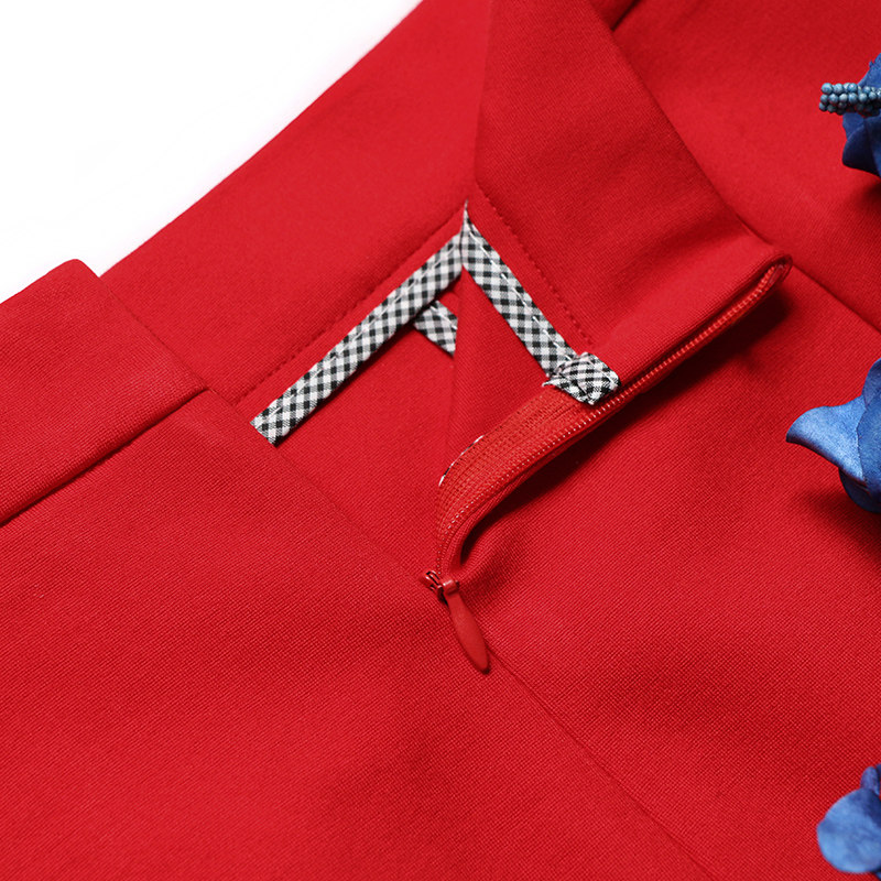 开叉中长款2023春季新款包臀裙子 浅婼半身裙