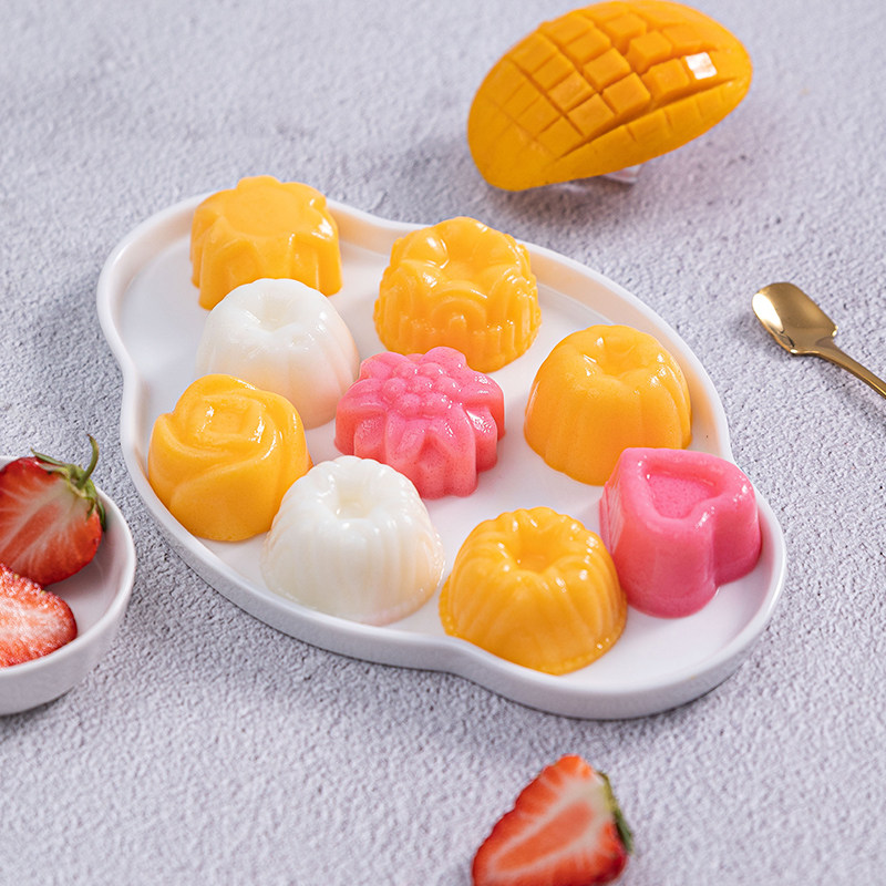 盾皇布丁粉芒果草莓香芋牛奶免煮布丁果冻多种口味奶茶店专用原料,淘宝优惠券,粉丝福利购,淘宝优惠卷