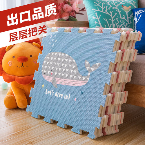 拼接爬行垫婴儿无毒无味爬爬垫加厚家用宝宝地垫子无甲醛防摔XPE - 图2
