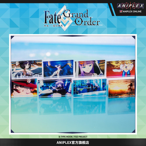【现货ANIPLEX】Fate/Grand Order 日服9周年 盲抽亚克力砖 周边 - 图0