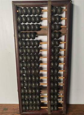 传统旧式实木算盘旧货算盘古董怀旧民间旧物乡村装饰饰品收藏