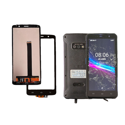展中飞适用驿格 YGF F20跨越圆通  PDA 快递 屏幕 总成 触摸 外屏 - 图3