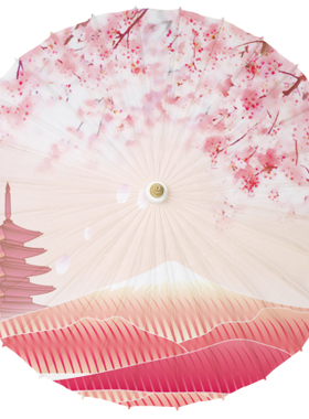 古风樱花油纸伞日式和风餐厅
