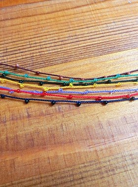 石榴石旺桃花细款不变形手绳