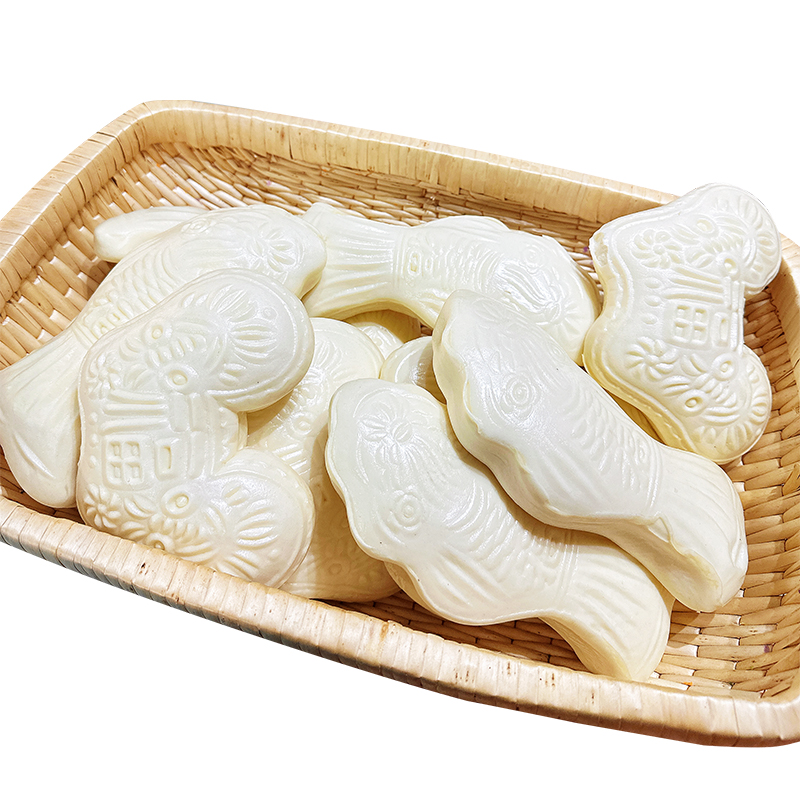 山东纯手工老面鱼馒头王哥庄铁锅大馒头胶东花饽饽早餐过新年馍馍