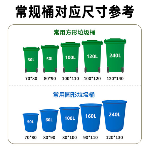 护美人垃圾袋大号码黑色塑料袋酒店物业环卫80特超大100加厚家用 - 图1