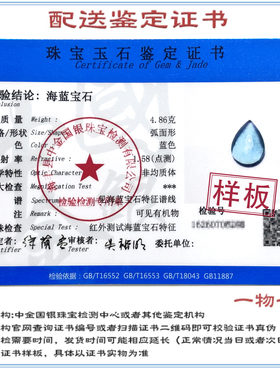海蓝宝石本命年小兔子吊坠项链