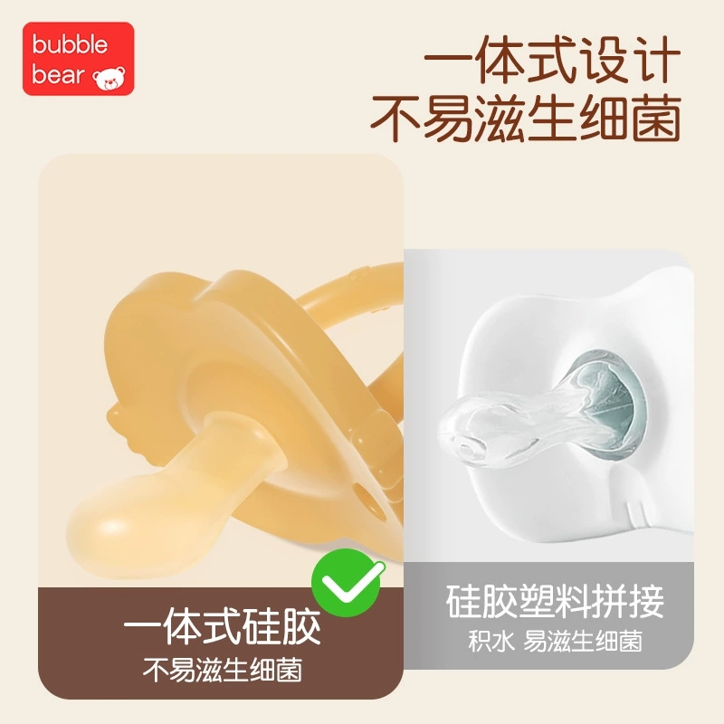 婴儿安抚奶嘴液态硅胶卡通造型仿真母乳奶嘴超软安睡神器防胀气