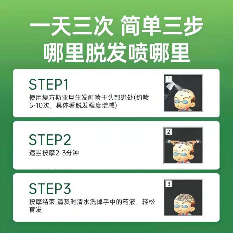 斯亚旦复方生发酊36ml脂溢性脱发 西帕医药白发脱发