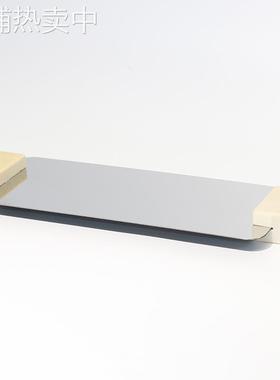 轻奢托盘摆件设计师艺术客厅样板房售楼处卧室香薰收纳盘软装饰品