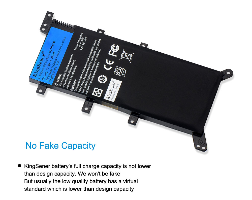 7.5V 37WH C21N1347 New Laptop Battery For ASUS X554L X555 X-图0