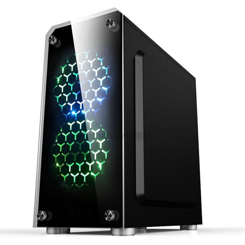 S SKYEE  Mini ATX Gaming Computer  PC Cases Towers Glass Pan - 图2