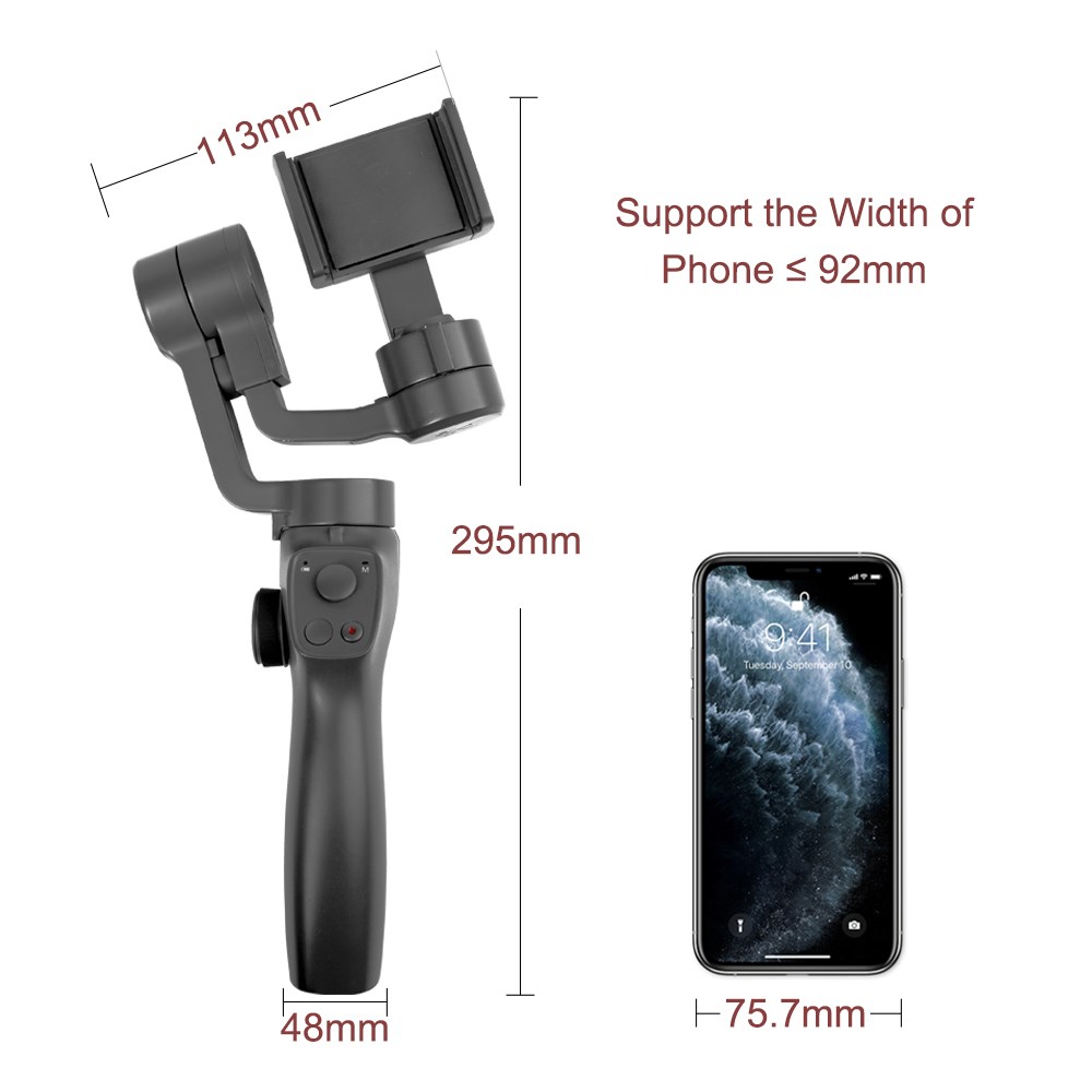 Funsnap Handheld Gimbal Stabilizer Track Focus Pu - 图2