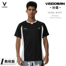 Wits Short Sleeve Indexing Basketball Referees Mens Sport T-Shirt Summer Professional Competition Coach Referee Shirt Outfit V