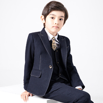 Childrens suit boy suit gown The big boy host Inron wind boy flower boy little suit Western suit autumn and winter