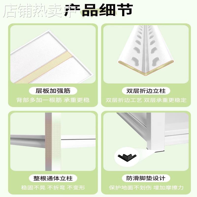 家用置物架多层收纳架客厅书架杂物间整理架地下室储物架落地货架 - 图1