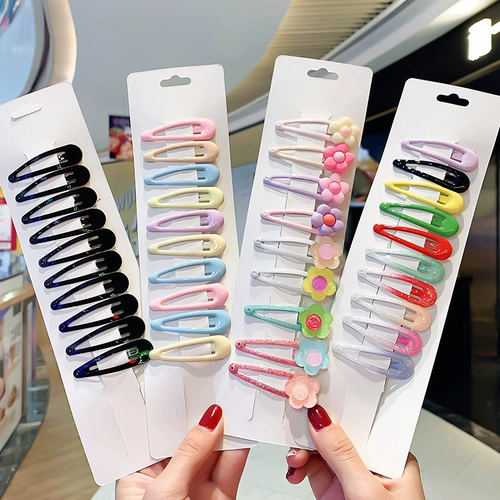 [女童简约风气质发夹头饰卡子夹子小女孩刘海bb夹儿童发卡边夹批发]
